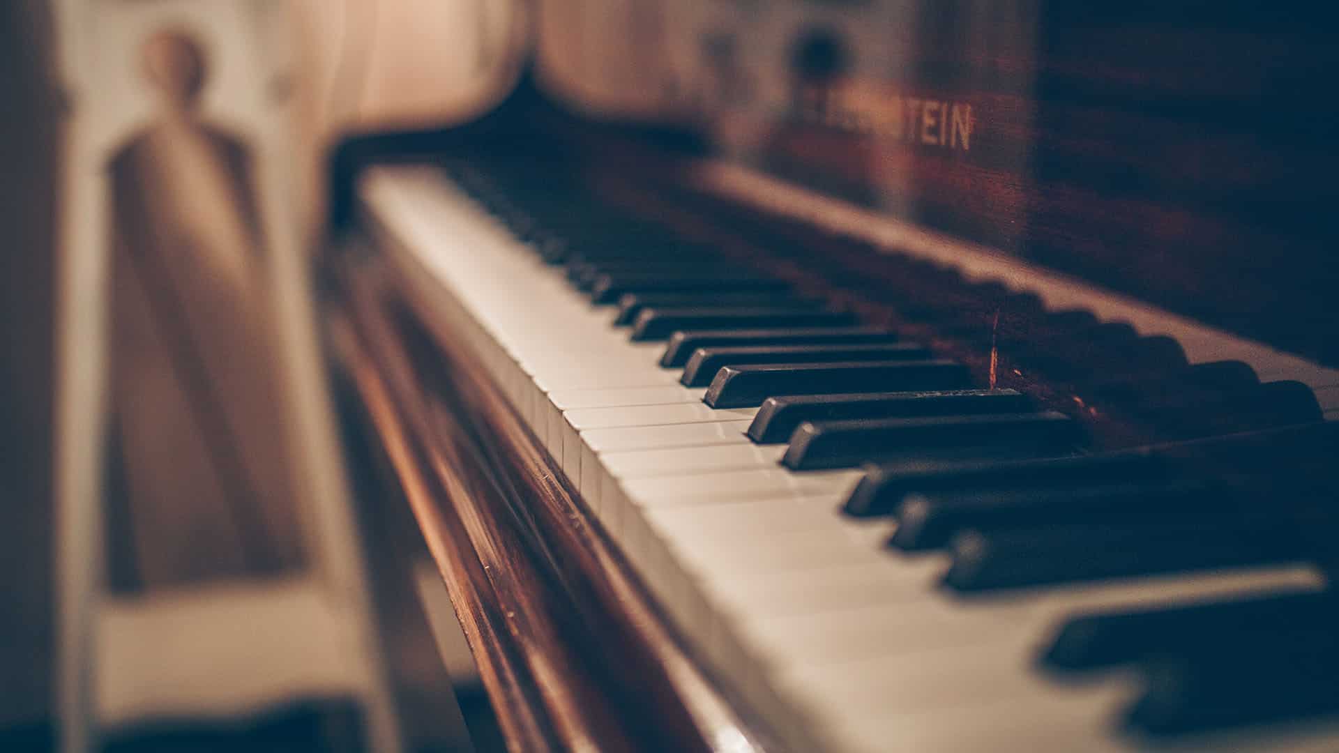 Piano close up