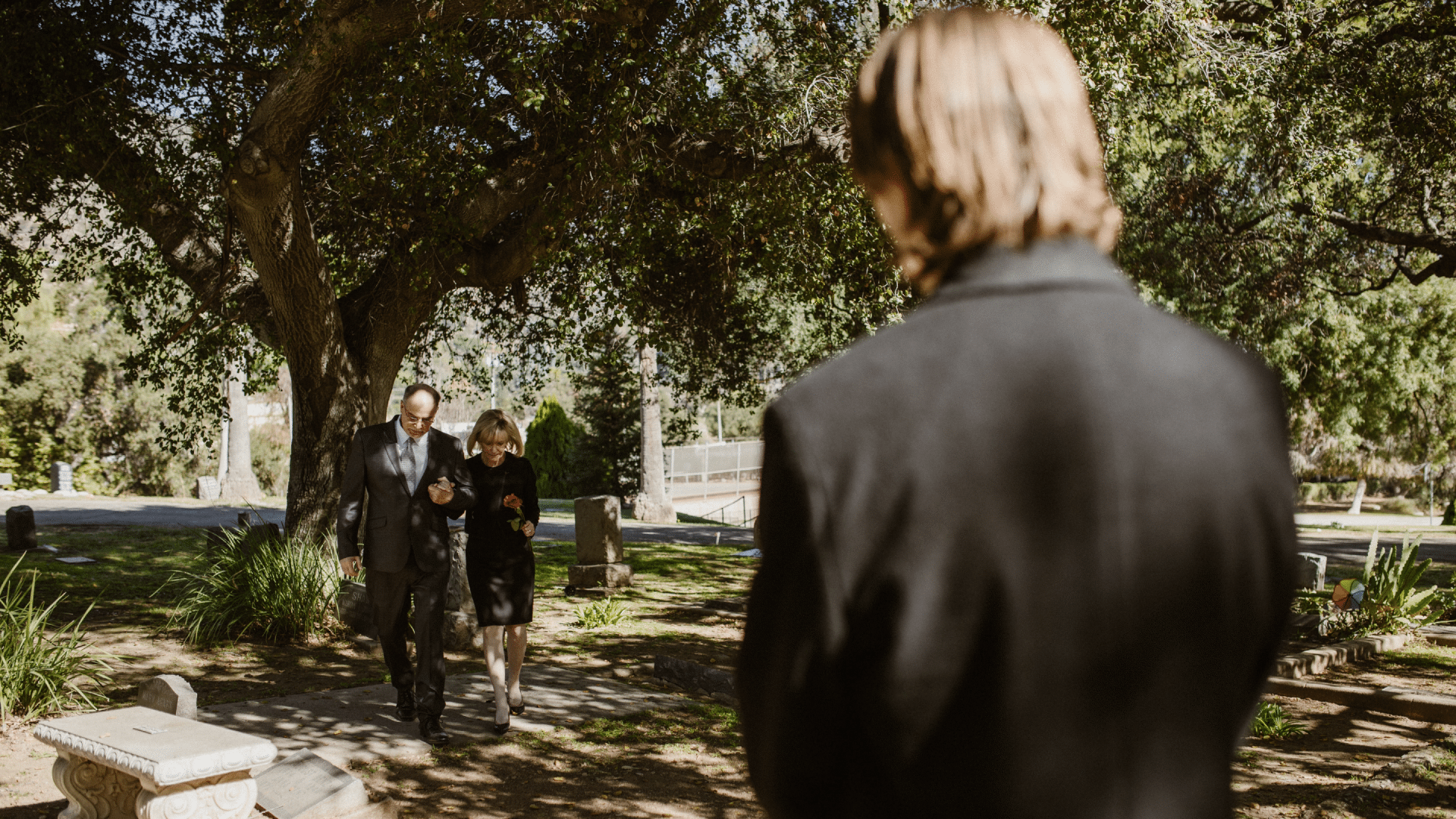 Funeral celebrant at a humanist funeral