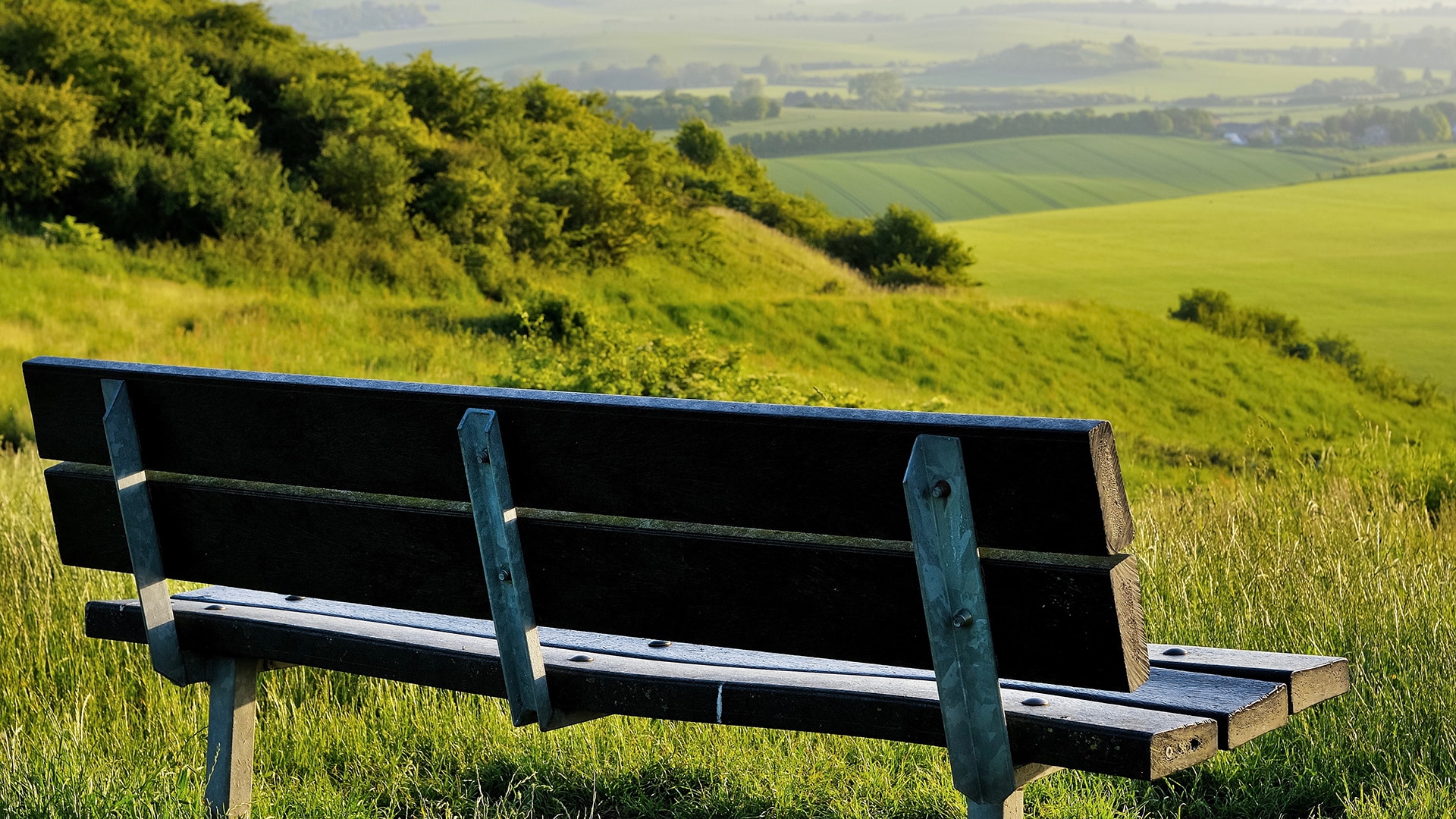 Looking across the view at Dunstable Downs